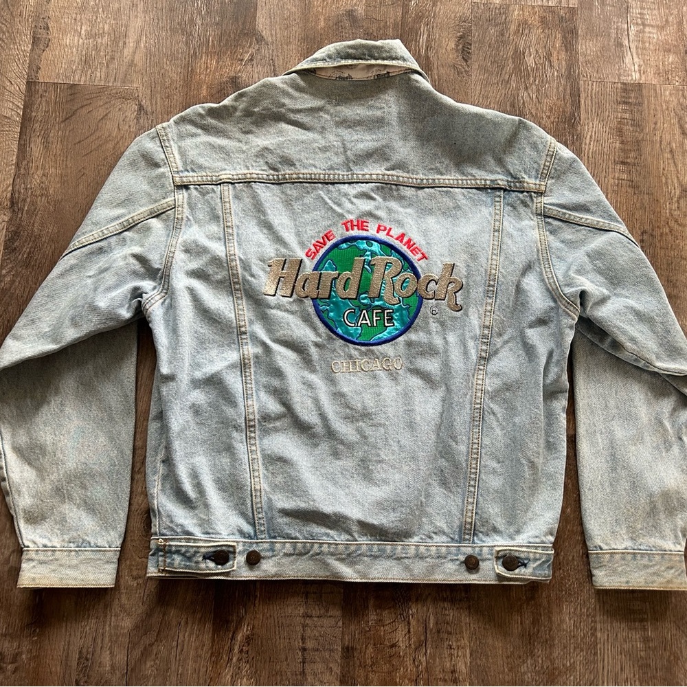 Hard Rock Cafe Chicago Denim Jacket